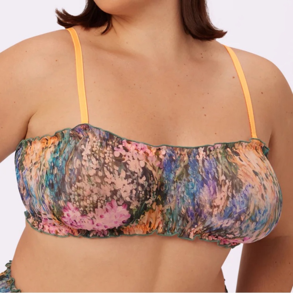 NWOT Parade Sheer Romance Flutter Bralette